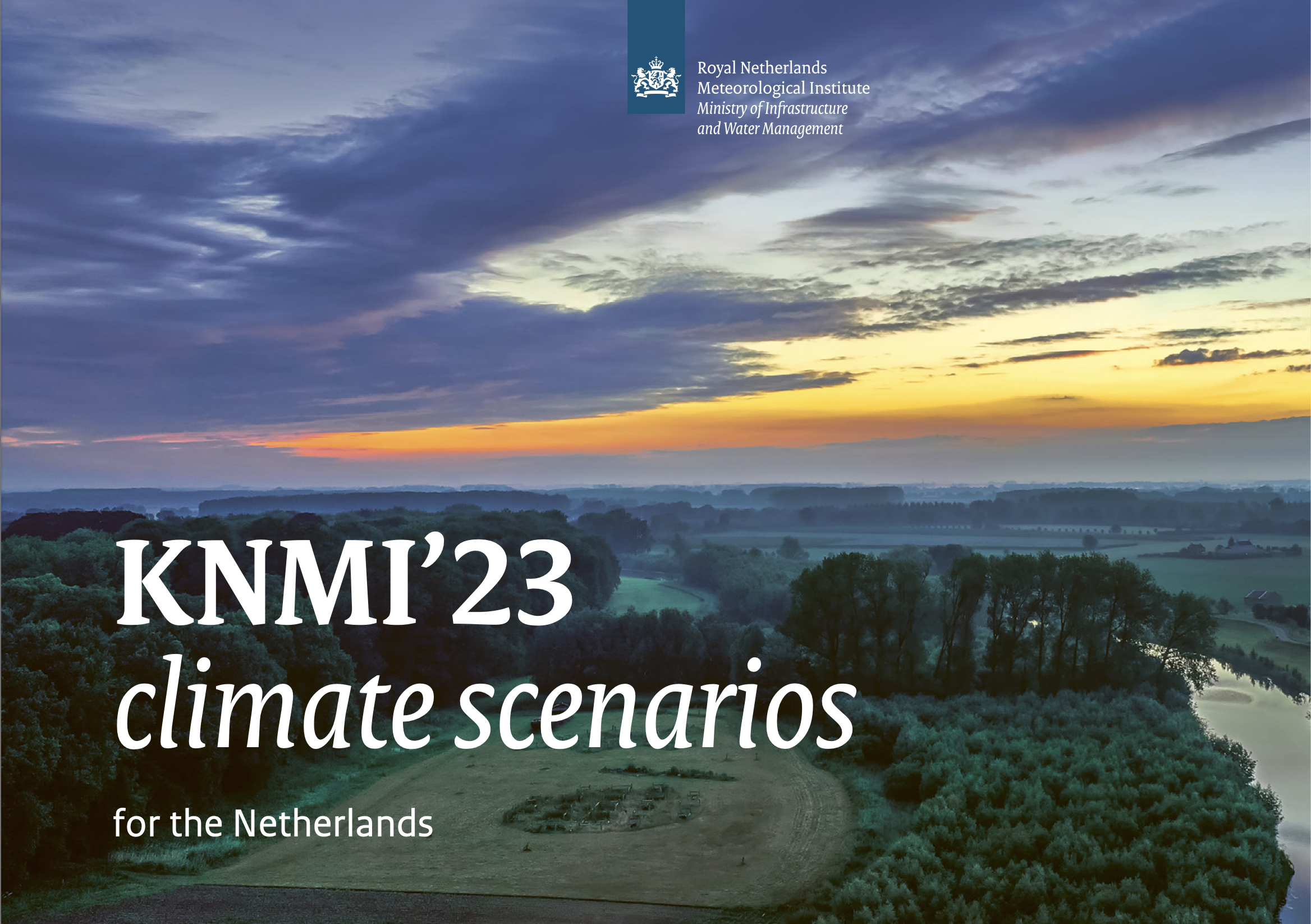 Cover image of the climate scenarios user report